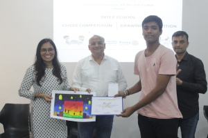 Inter School Drawing Competition with Rotary Club of Udhna