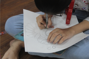 Inter School Drawing Competition with Rotary Club of Udhna