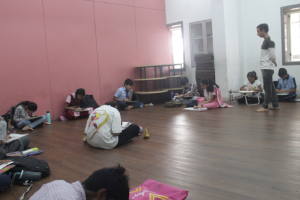 Inter School Drawing Competition with Rotary Club of Udhna