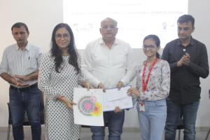 Inter School Drawing Competition with Rotary Club of Udhna
