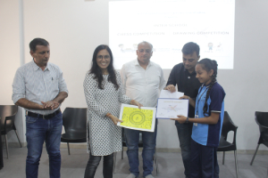 Inter School Drawing Competition with Rotary Club of Udhna