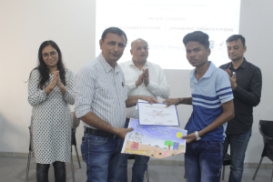 Inter School Drawing Competition with Rotary Club of Udhna