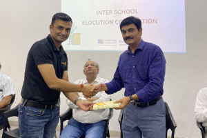 Inter School Elocution Competition with Rotary Club of Udhna