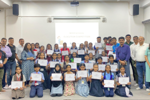 Inter School Elocution Competition with Rotary Club of Udhna