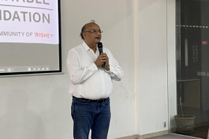 NJCF Desk Demo to Satyasai School