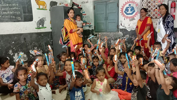 Activity and Celebration at Aanganwadi