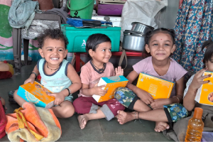 Aanganwadi Food Distribution
