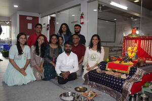 Ganesh Sthapana at NJCF