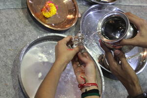 Ganesh Sthapana at NJCF