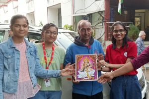 Sweets and Medicine Distribution at Shree Modheshvari Hitvadhak Charitable Trust - Old Age Home