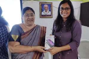 Tablet Donation to New Model School